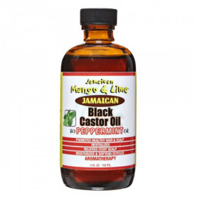 Jamaican Mango & Lime Black Castor Oil With Peppermint 4oz Jamaican Mango & Lime Black Castor Oil With Peppermint 4oz